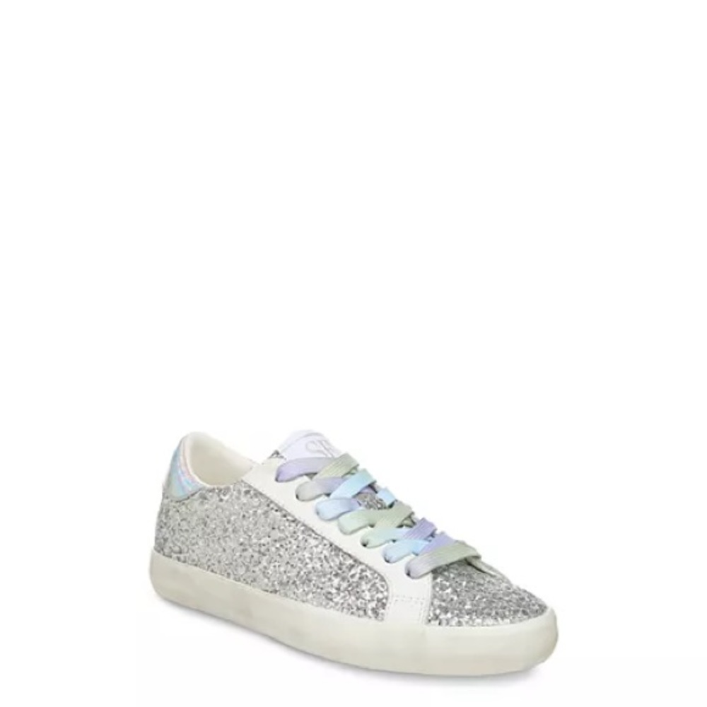 Girls' Aubrie Glitter Low Top Sneakers -size 1 NEW IN BOX
